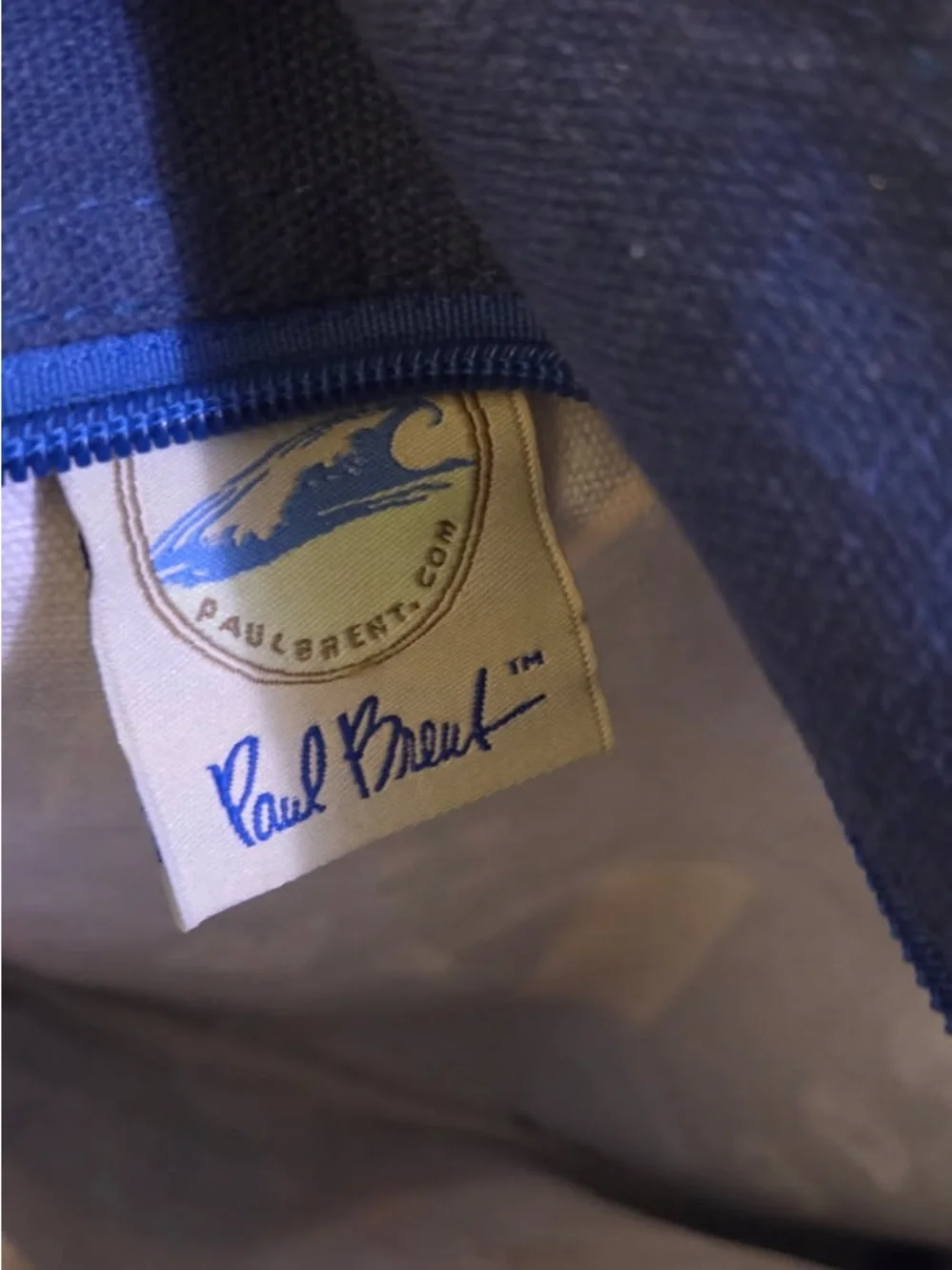 Yacht Club Canvas Duffel Bag - Blue & Olive